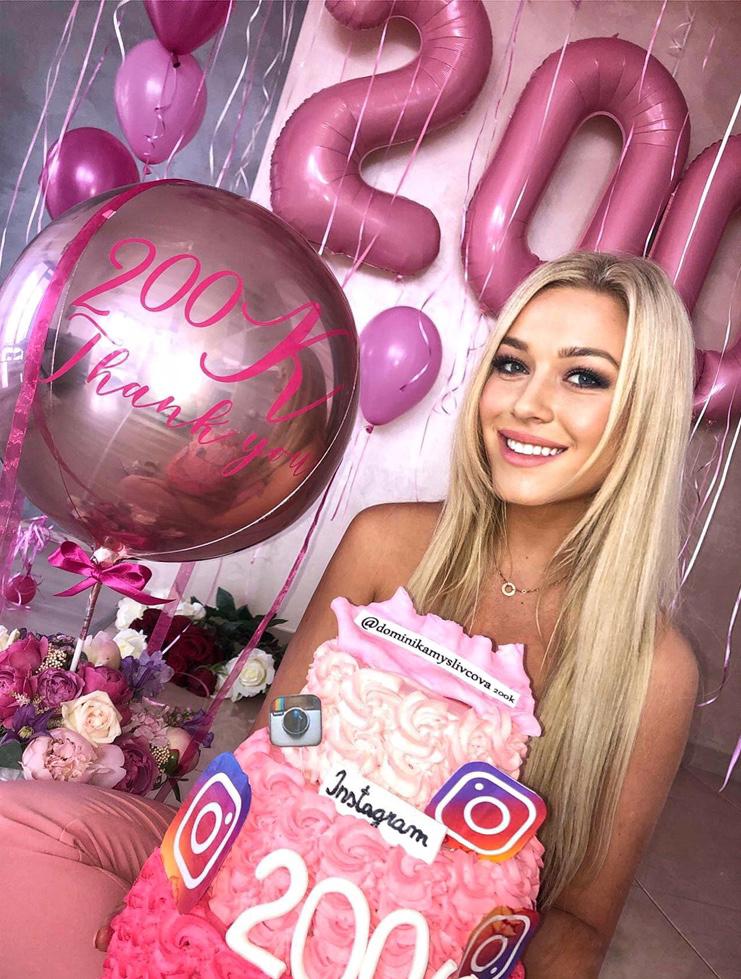 Myslivcová boduje: Na Instagramu ji už sleduje přes 200 tisíc lidí!