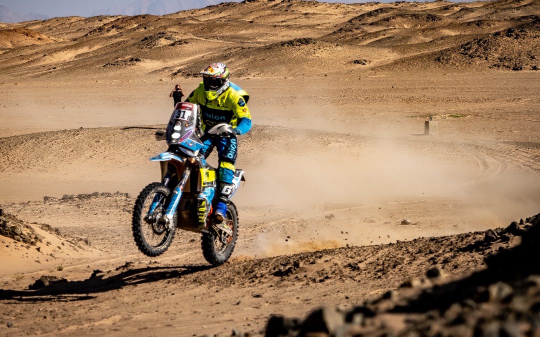 ORION – Moto Racing Group před závěrečnou etapou Dakaru útočí na historicky nejlepší český výsledek mezi motocykly